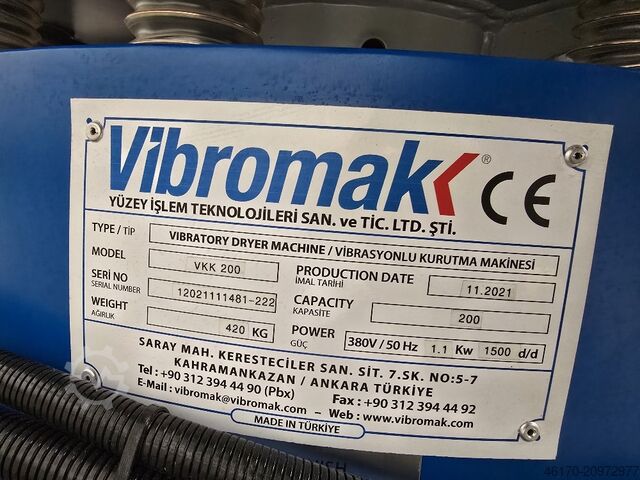 Tambor desbarbador Vibromak VKK 200