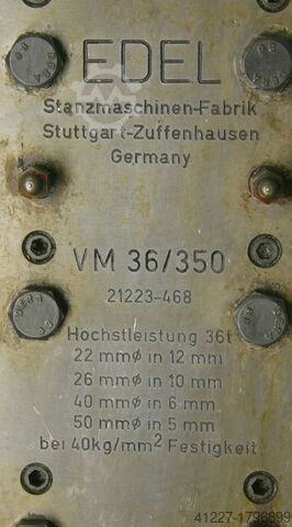 Rørstempel med koordinatstop EDEL VM 36/350