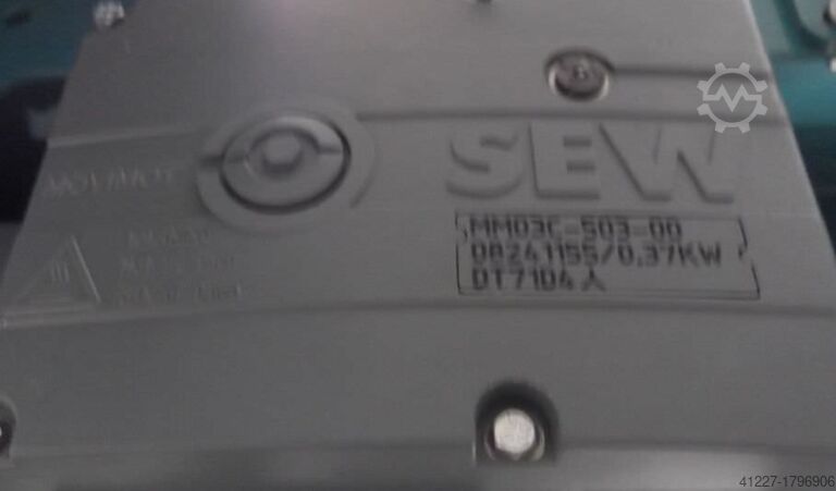 Transportador de rolos acionado Grenzebach mit Zentriereinheit