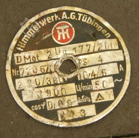 Trommelmotor 2800 omw/min Himmelwerk DMot 2Ug 177/200