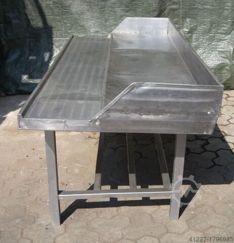 Roestvrij stalen tafel unbekannt Typ 930/2000