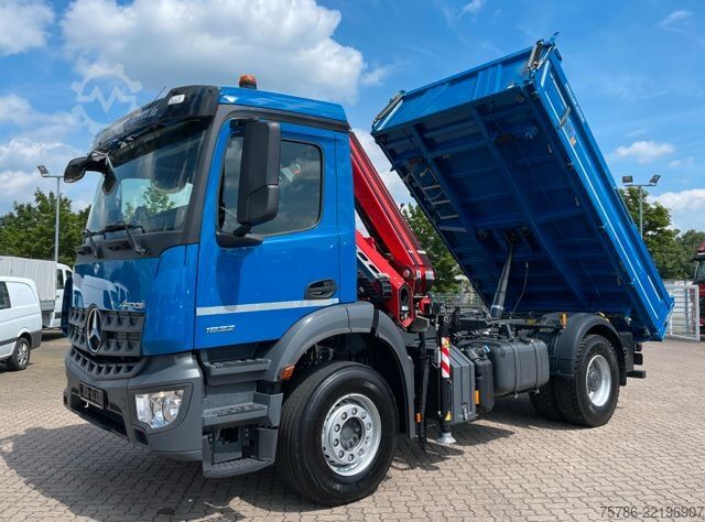 Sklápěcí vůz MERCEDES-BENZ Arocs 1832/ Fassi F 120+Funk/ 2xAHK/ AC/ Org. KM