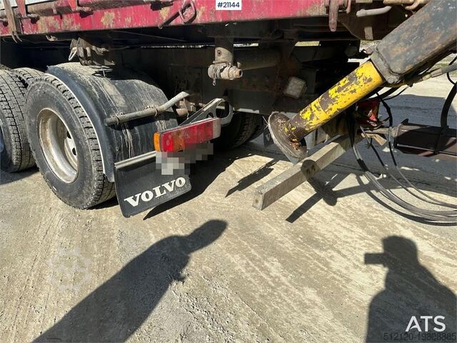 Log transporter Volvo FH 16 6x4 timber truck w/ 1983 Briab grain trailer