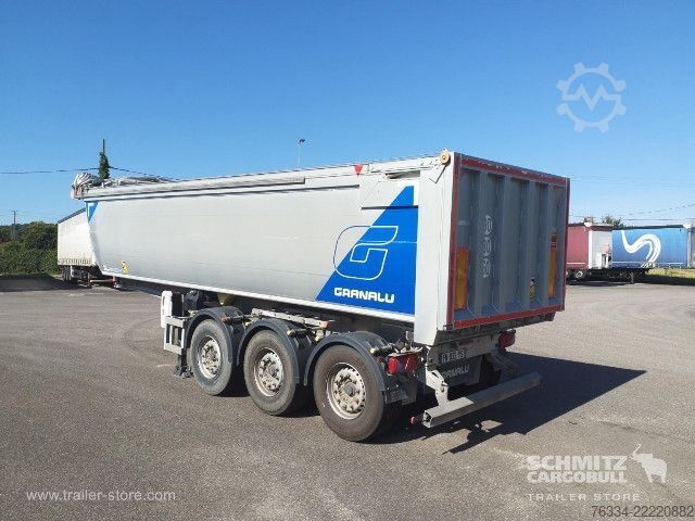 Kippers oplegger  Semitrailer Tipper Steel half pipe body