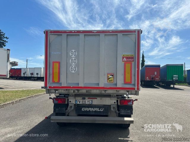 Kippers oplegger  Semitrailer Tipper Steel half pipe body
