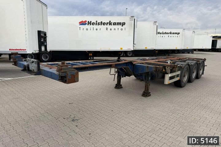 Transporte de contentores Pacton T3-010 / Multichassis / BPW Drum