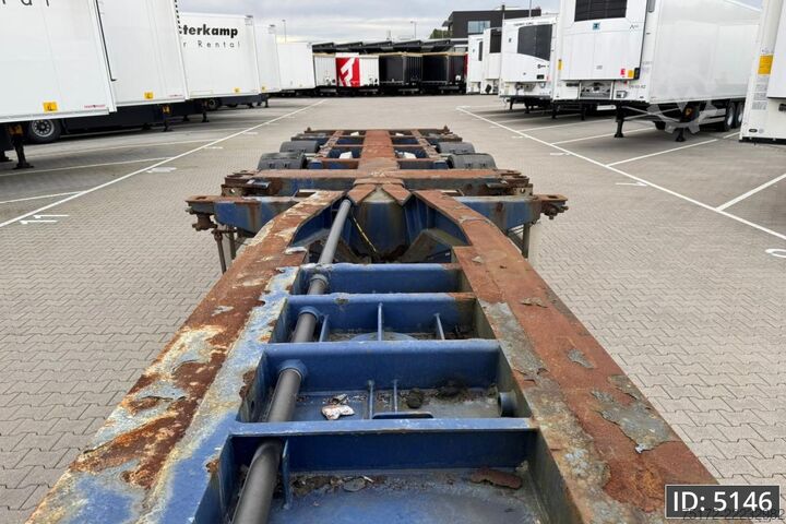 Transporte de contentores Pacton T3-010 / Multichassis / BPW Drum