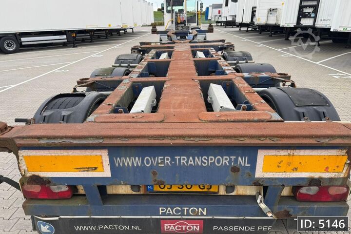 Transporte de contentores Pacton T3-010 / Multichassis / BPW Drum