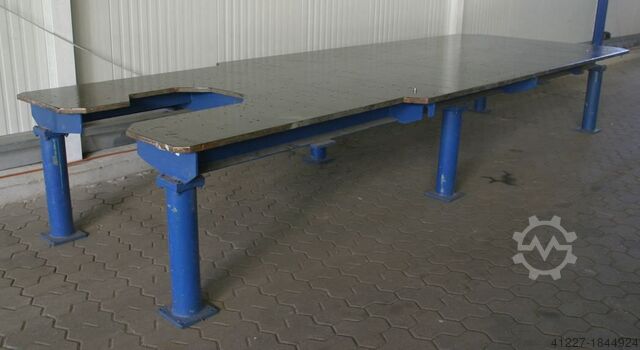 Klemplaat Stahl Abmessungen 5200/1840/H850 mm