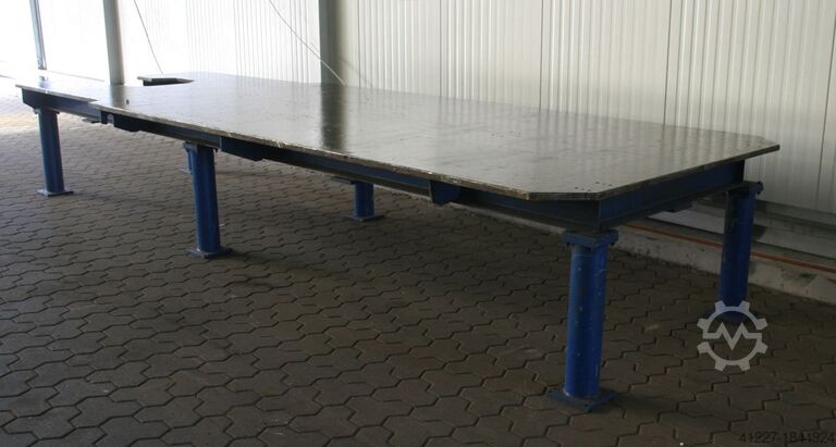 Klemplaat Stahl Abmessungen 5200/1840/H850 mm