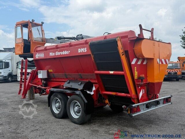 Landbrugsmaskine Dücker Holz Schredder DMS500S Kran Kesla+Kabine+Greifer