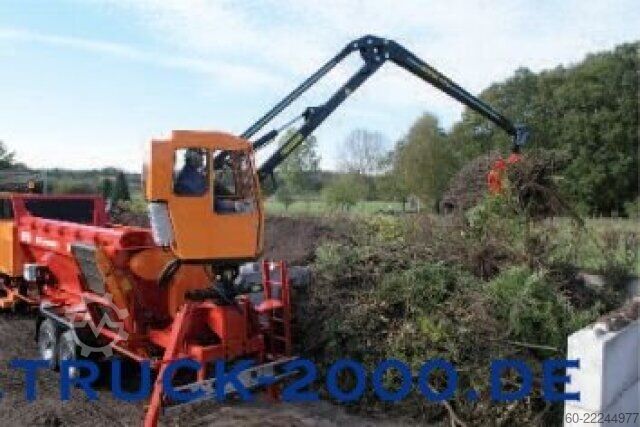 Landbrugsmaskine Dücker Holz Schredder DMS500S Kran Kesla+Kabine+Greifer