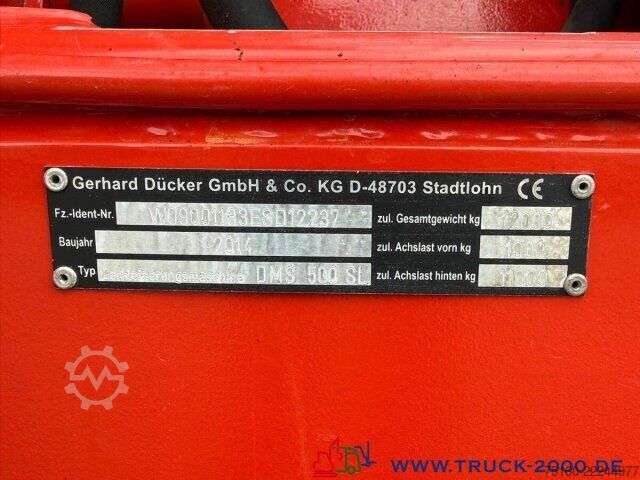 Landbrugsmaskine Dücker Holz Schredder DMS500S Kran Kesla+Kabine+Greifer