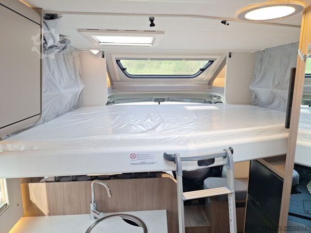 Caravana semiintegrada CARADO pro+ T 338 TV/SAT, Navi+RFK, Hubbett