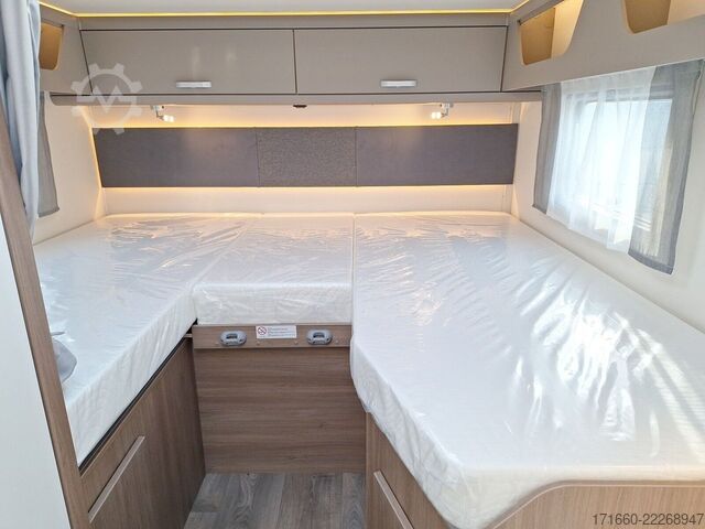 Teilintegriertes Wohnmobil CARADO pro+ T 338 TV/SAT, Navi+RFK, Hubbett