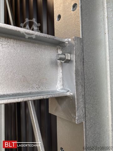 Draagarmrek ca. 4,02 lfm. Kragarmregal H: 300 cm T: 137 cm , 500 Kg/Arm , 4 Lagerebenen