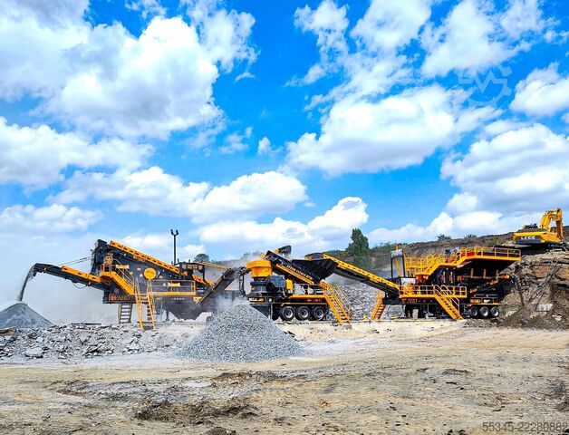 Kırma ekipmanı/mobil kırma tesisi FABO Mobile Crushing Plant Mobile Jaw Crusher MCK-115