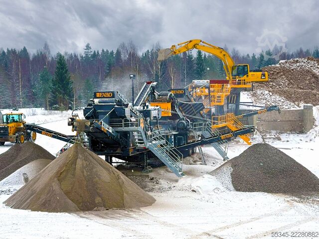 Kırma ekipmanı/mobil kırma tesisi FABO Mobile Crushing Plant Mobile Jaw Crusher MCK-115