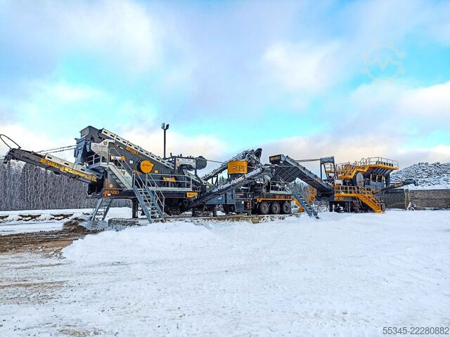 Kırma ekipmanı/mobil kırma tesisi FABO Mobile Crushing Plant Mobile Jaw Crusher MCK-115