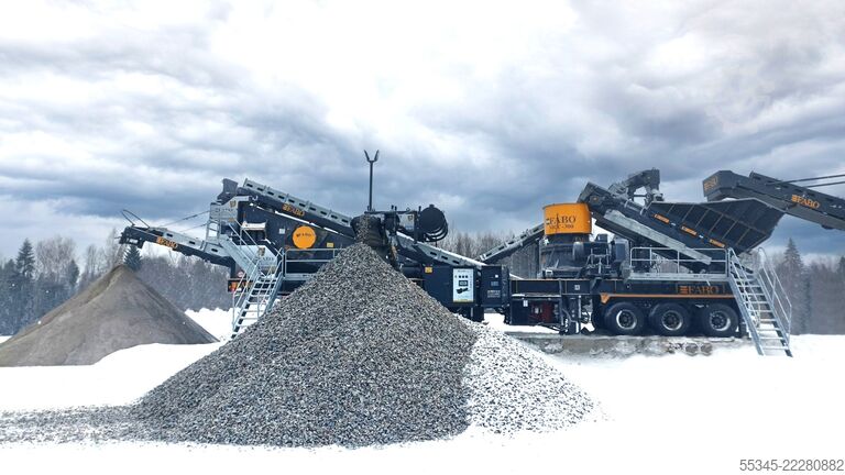 Kırma ekipmanı/mobil kırma tesisi FABO Mobile Crushing Plant Mobile Jaw Crusher MCK-115