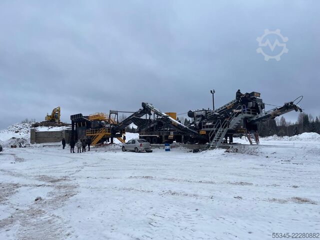 Kırma ekipmanı/mobil kırma tesisi FABO Mobile Crushing Plant Mobile Jaw Crusher MCK-115