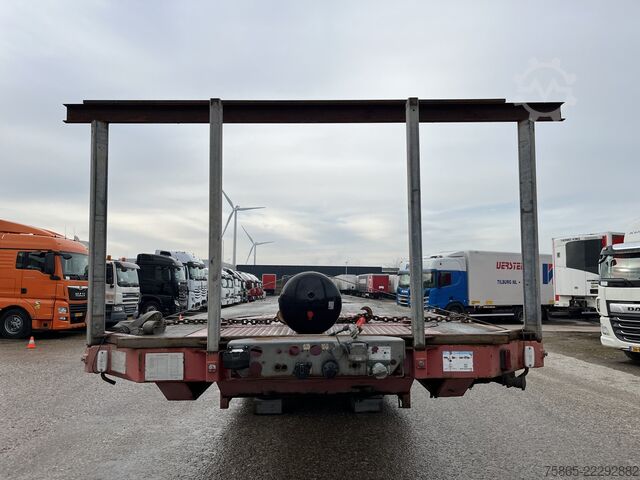 Platform aanhanger Nooteboom OVB-90-05 / 5 axle 12 Ton Hydraulic / BPW Drum ...