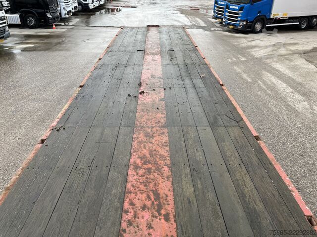 Platform aanhanger Nooteboom OVB-90-05 / 5 axle 12 Ton Hydraulic / BPW Drum ...