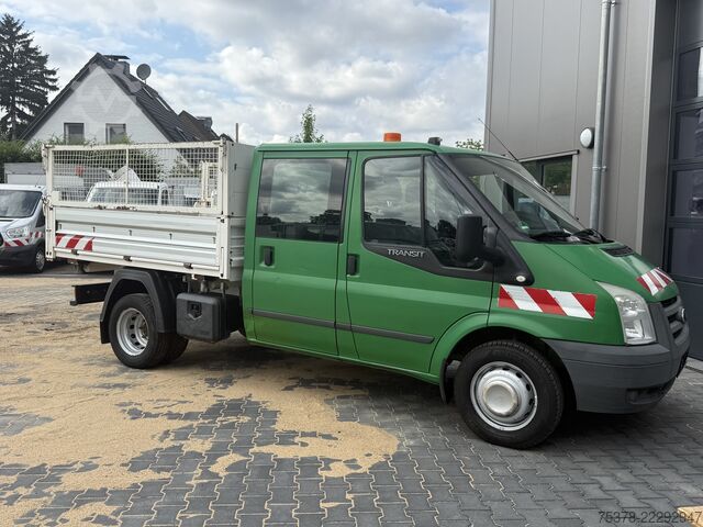 Dubbele cabine bestelwagen Ford Transit FT 350 2.4 TDCI Dreiseitenkipper