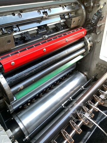 2-Farben-Offset „gerade“ Druckmaschine mit Alkoholbefeuchtung Hashimoto (Japan) Impulse F-522