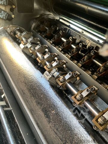 2-Farben-Offset „gerade“ Druckmaschine mit Alkoholbefeuchtung Hashimoto (Japan) Impulse F-522