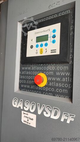 Screw compressor, compressor Atla Coop GA90