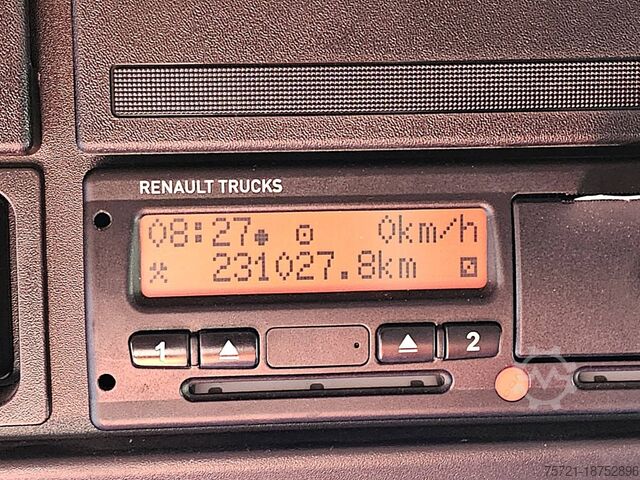 Gesloten bak RENAULT D 240 11.9T AIRCO LIFT