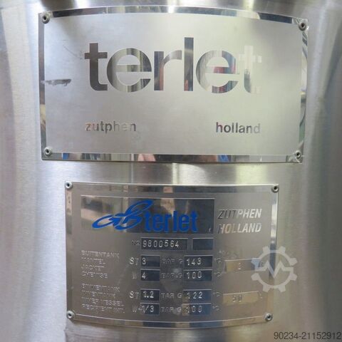 Δεξαμενή ανάμειξης TERLET με διπλό τοίχωμα, 50 λίτρων TERLET 50 L