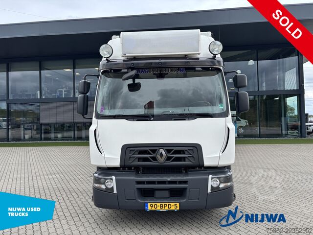 Schuifzeil Renault D WIDE 4x2 Schuifzeil + Laadklep 2000KG