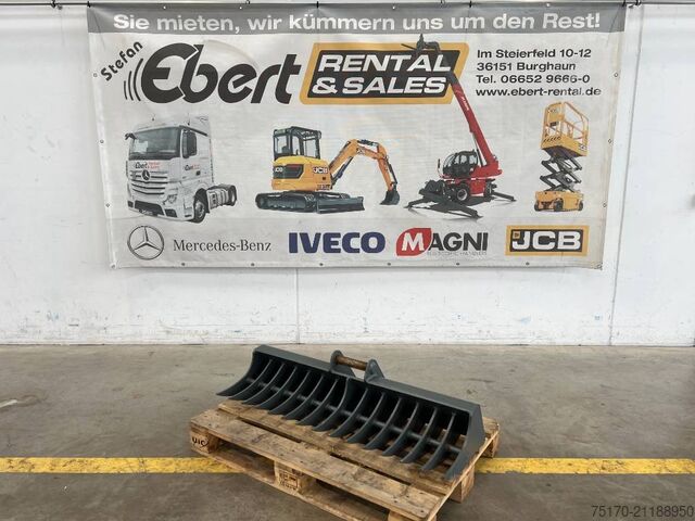 HS Schoch brush rake, grubbing rake MS01 1,200 mm HS Schoch Reisigrechen Roderechen MS01 1.200 mm