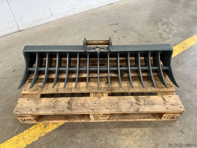 HS Schoch brush rake, grubbing rake MS01 1,200 mm HS Schoch Reisigrechen Roderechen MS01 1.200 mm