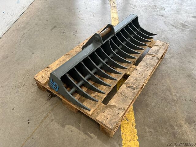HS Schoch brush rake, grubbing rake MS01 1,200 mm HS Schoch Reisigrechen Roderechen MS01 1.200 mm
