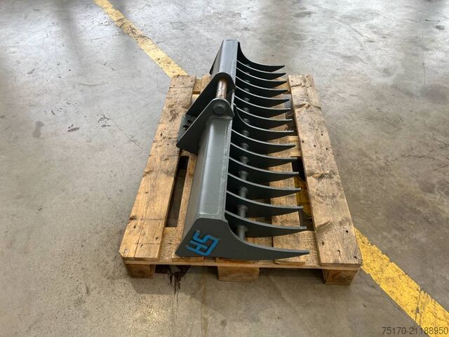 HS Schoch brush rake, grubbing rake MS01 1,200 mm HS Schoch Reisigrechen Roderechen MS01 1.200 mm