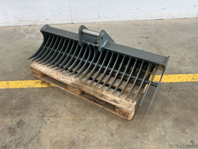HS Schoch brush rake / root rake MS03 1.40 HS Schoch Reisigrechen Roderechen MS03 1.40