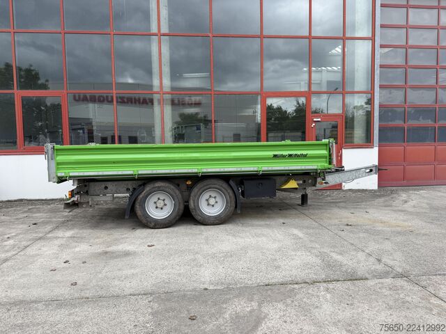 Remolque volquete Müller Mitteltal TA-2  Tandemkipper- Tieflader, BreitbereiftNeuwertig