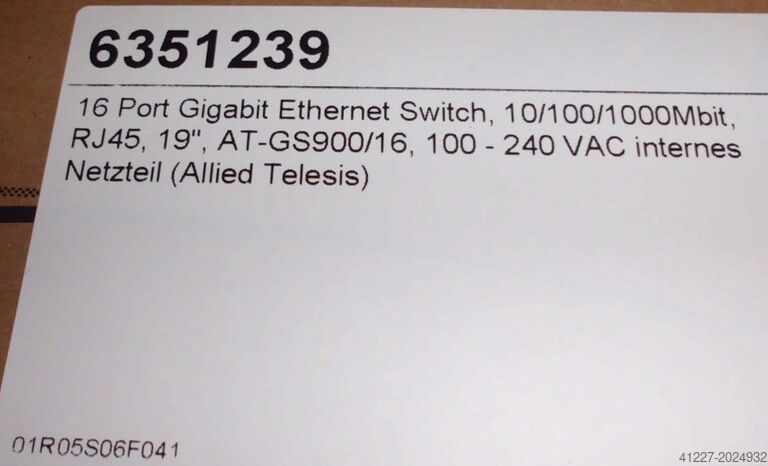 Netzwerk Allied Telesis AT-GS900/16