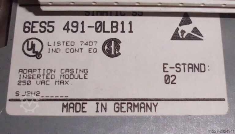 PLC kontrolü Siemens Phonix S5  6ES5 491-0LB11