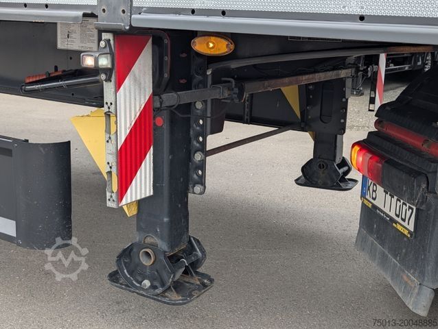 Munkaállvány félpótkocsi FLIEGL Plateau SDS 390, Überbreite-Paket, Liftachse