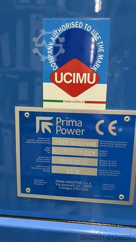 Laser punching machine Prima Power Platino Fiber