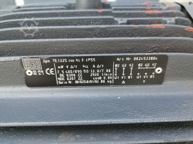 Vacuum pump Busch WV 2000 C, NC 0300 B