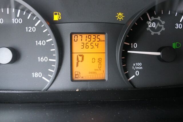 Box van mercedes-benz SPRINTER 310 CDI MAXI EURO-5 KOFFER REGALE KAMERA DURCHGANG