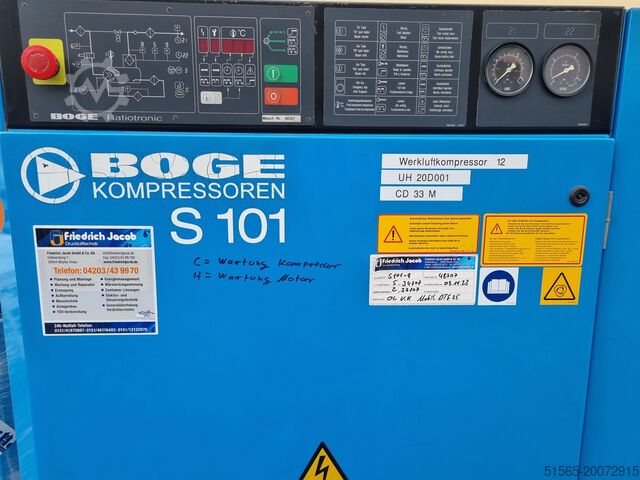 Schroefcompressor BOGE S 101