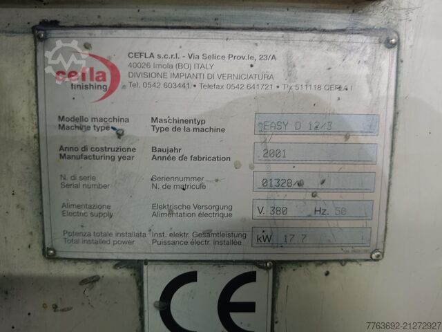 Sprøjtemalingsanlæg CEFLA EASY Cefla Easy