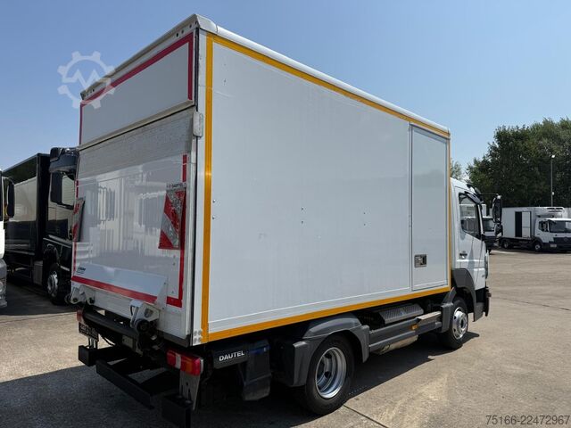 Kasa kamyoneti MERCEDES-BENZ ATEGO 821 L Koffer 4,10 m LBW 1 T*SEITENTÜRE