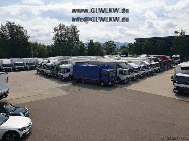 Kasa kamyoneti MERCEDES-BENZ ATEGO 821 L Koffer 4,10 m LBW 1 T*SEITENTÜRE